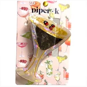 🍸 🔹️Piper K🔹️Espresso Martini Cocktail Hair Clip